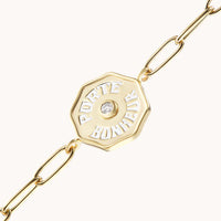 Marlo Laz Bracelet Petite PB Bracelet, White Diamond Soho-Boutique