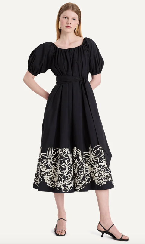 Merlette Dress Bastion Dress, Black Soho-Boutique