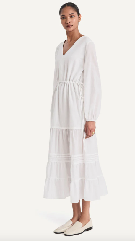 Merlette Dress Eze Dress, White Soho-Boutique