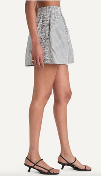 Merlette Shorts Antibes Short, Navy Yarn Dyed Stripe Soho-Boutique