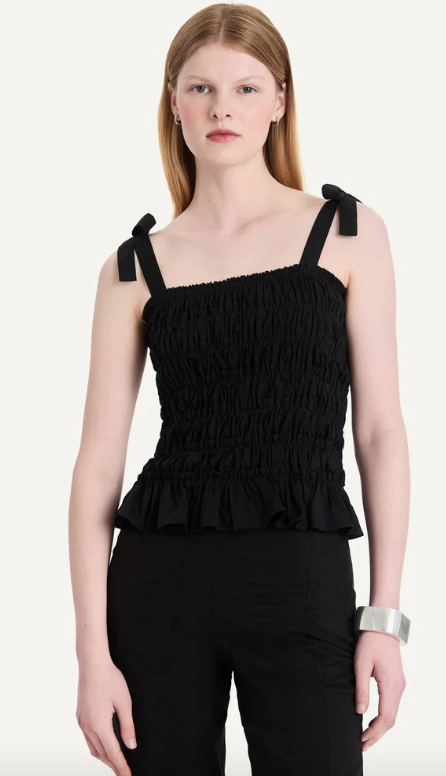 Merlette Top Morgon Top, Black Soho-Boutique