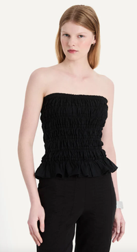 Merlette Top Morgon Top, Black Soho-Boutique