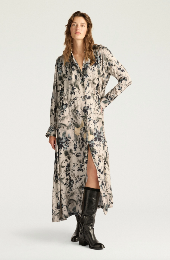 Momoni Dress Natalie Dress, Verde Soho-Boutique