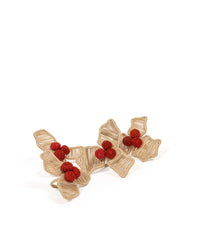 Christmas Holly Napkin Rings, Set of 4