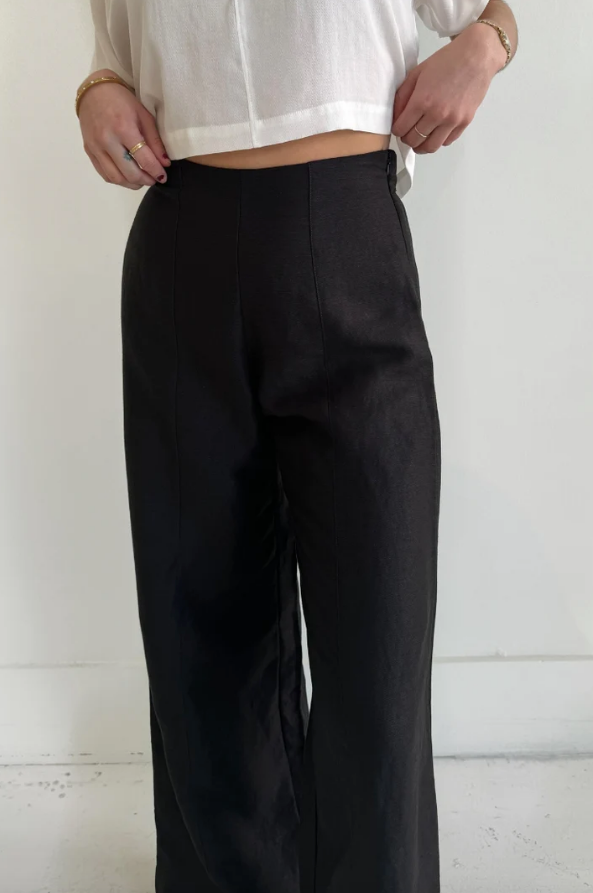 Natalie Busby Pant Long & Lean Pant, Black Soho-Boutique