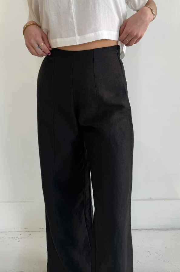 Natalie Busby Pant Long & Lean Pant, Black Soho-Boutique
