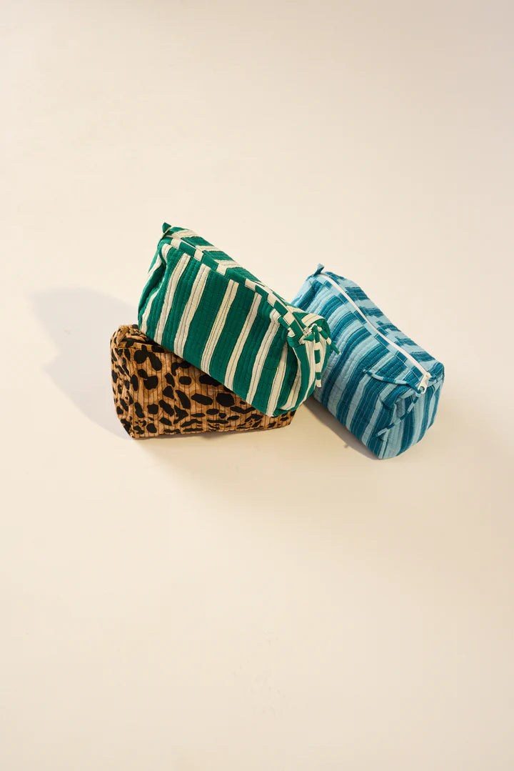 Natalie Martin Bag Cosmetic Bag, Batik Stripe Lawn Soho-Boutique