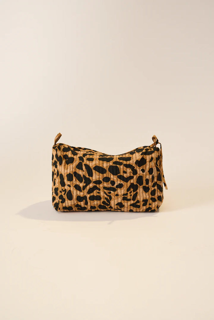 Natalie Martin Bag Cosmetic Bag, Leopard Soho-Boutique