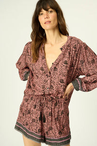 Natalie Martin Blouse Tolan Shirt, Water Lily Mauve Soho-Boutique