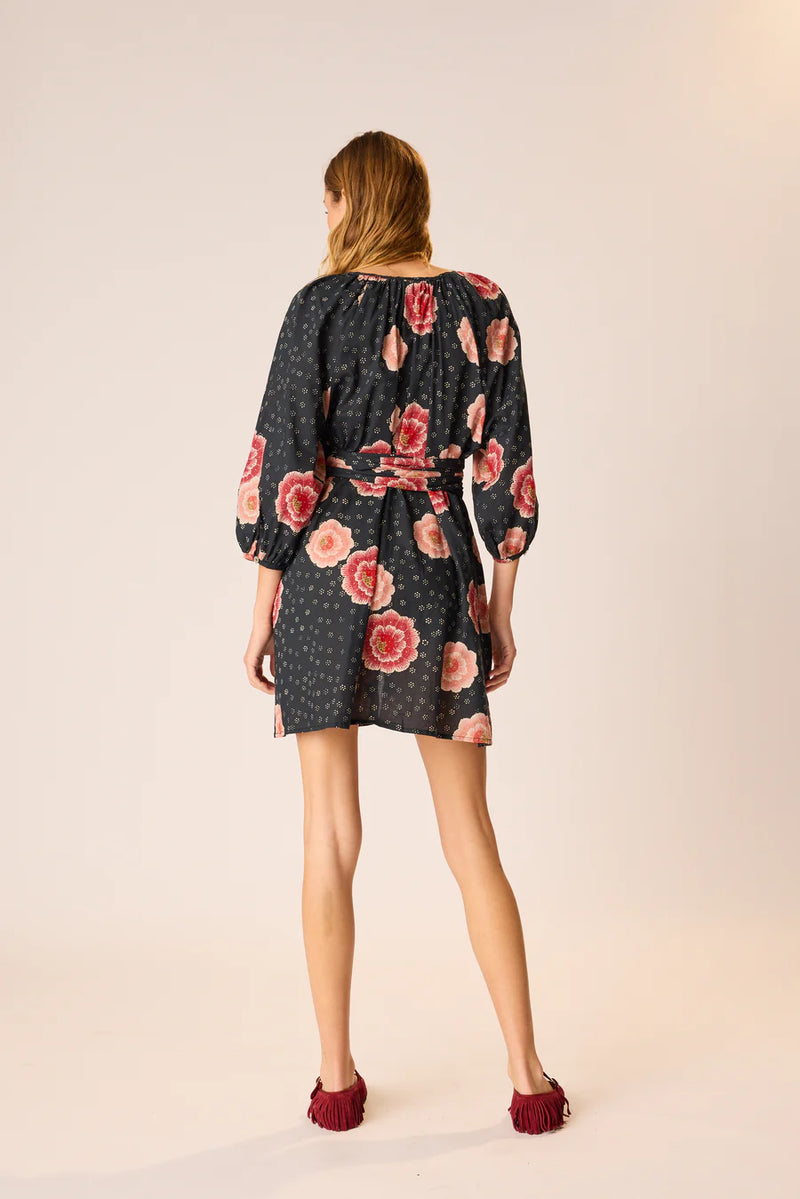 Natalie Martin Dress Alex Short Dress, Poppy Indigo Soho-Boutique