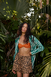 Natalie Martin Short Jasper Short, Leopard Cotton Soho-Boutique