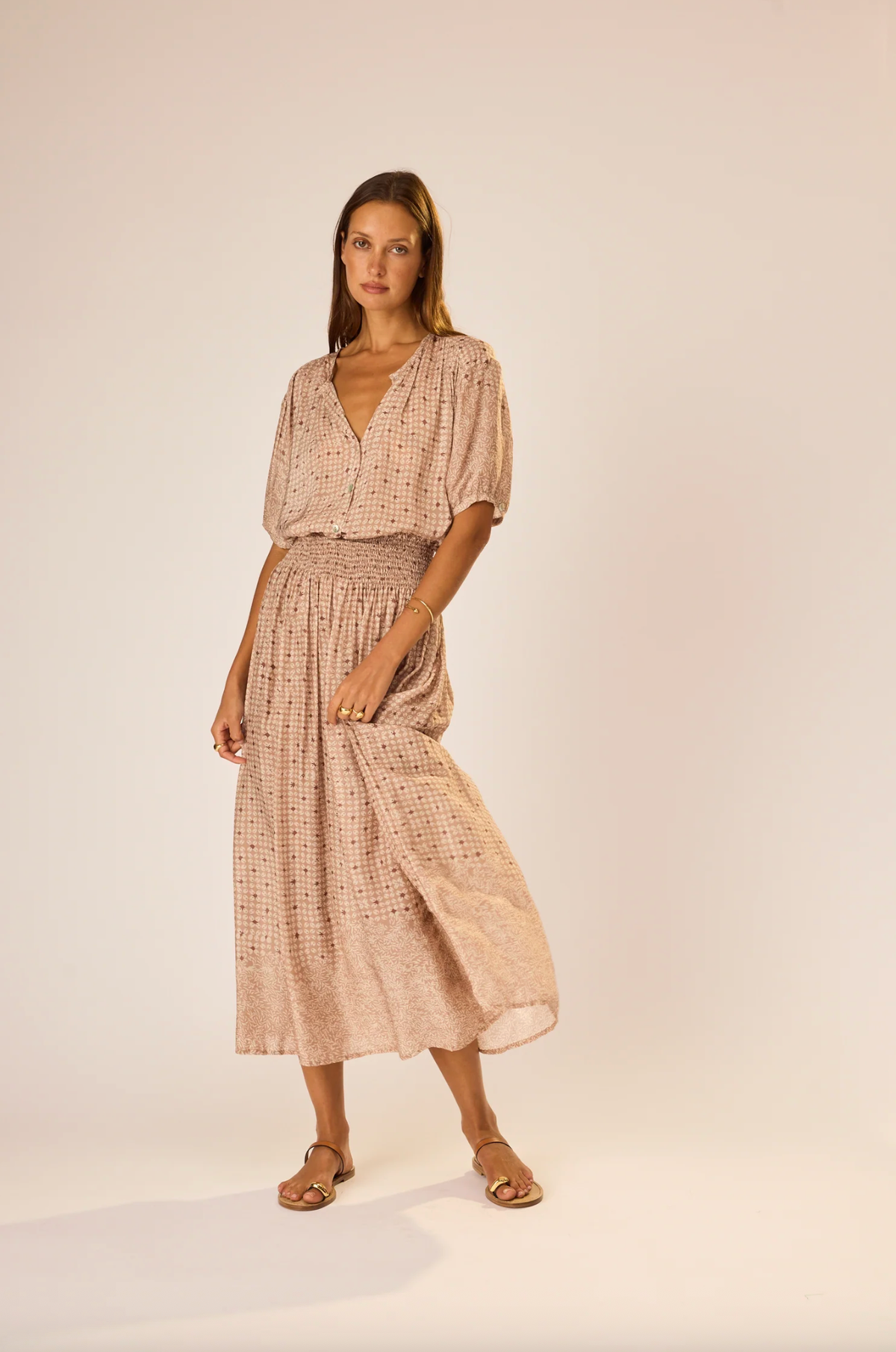 Natalie Martin Skirt Bella Skirt, Delphi Sand Soho-Boutique