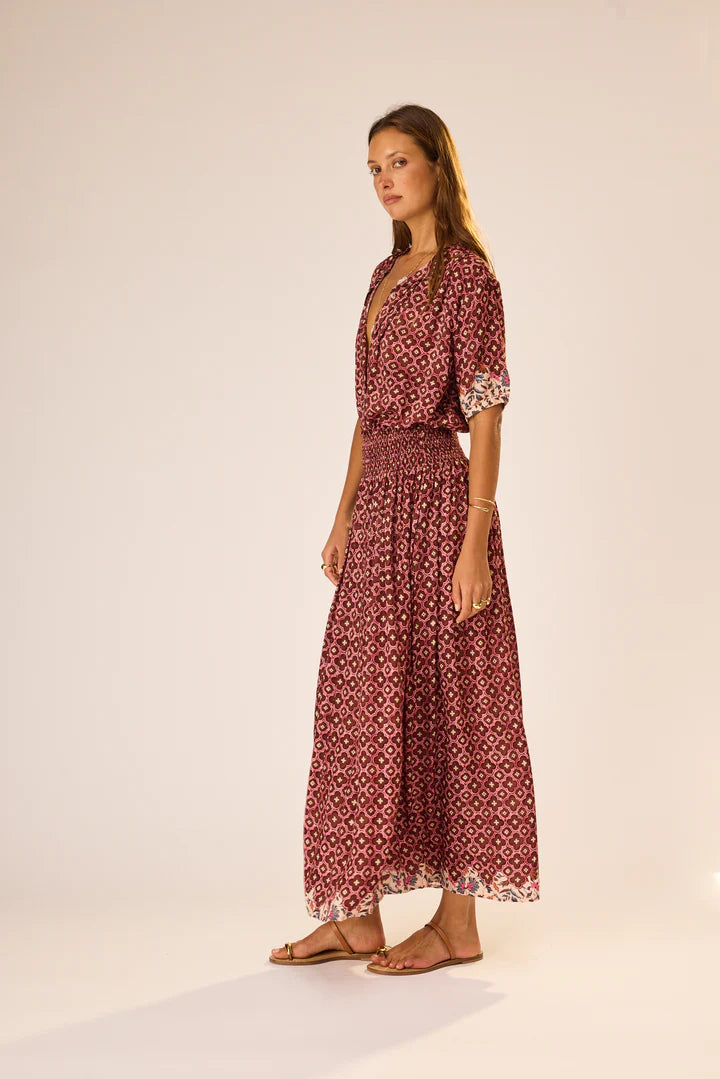 Natalie Martin Skirt Bella Skirt, Mosaic Spice Soho-Boutique