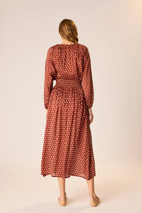 Natalie Martin Skirt Bella Skirt, Polka Dot Cappuccino Soho-Boutique