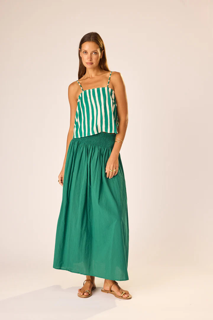 Natalie Martin Tank Fern Cami, Batik Stripe Lawn Soho-Boutique