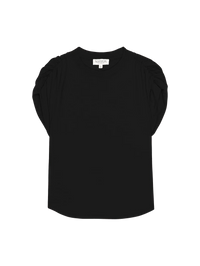 NATION LA Shirt Frankie Muscle Tee, Jet Black Soho-Boutique