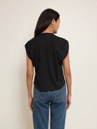 NATION LA Shirt Frankie Muscle Tee, Jet Black Soho-Boutique