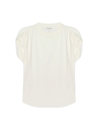 NATION LA T-Shirt Frankie Muscle Tee, Porcelain Soho-Boutique