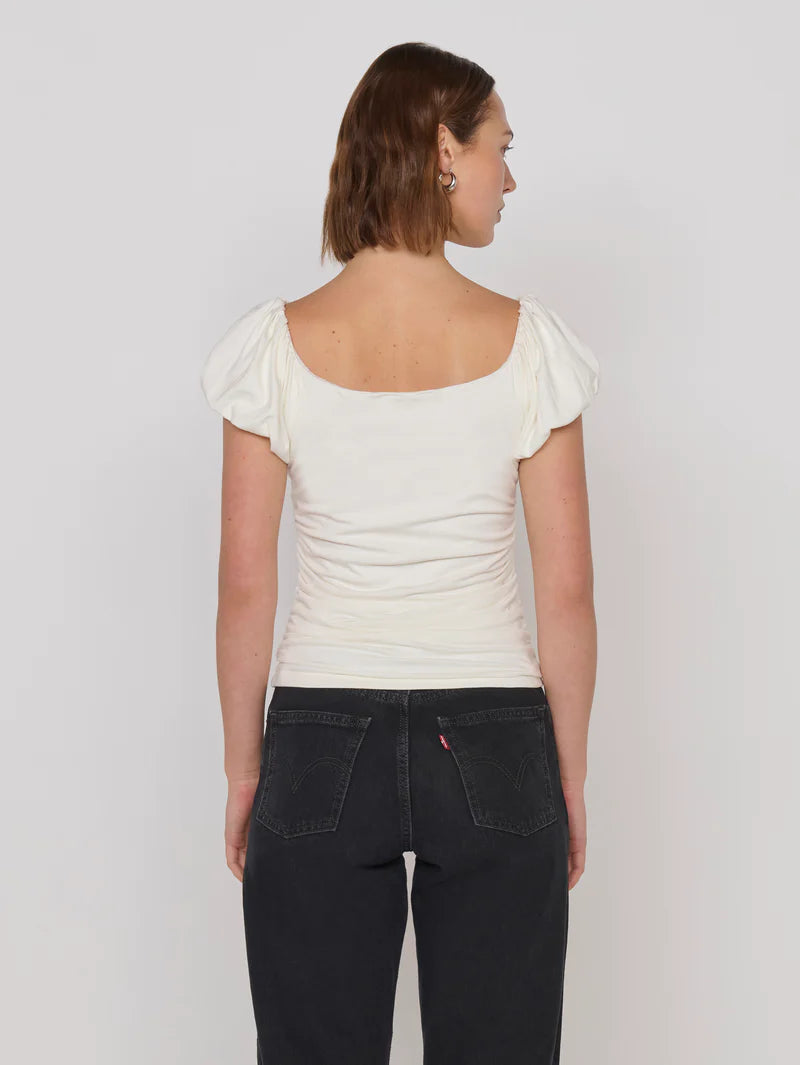 NATION LA Top Angelica Top, Porcelain Soho-Boutique