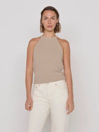NATION LA Top Auburn Sweater Top, Feather Soho-Boutique