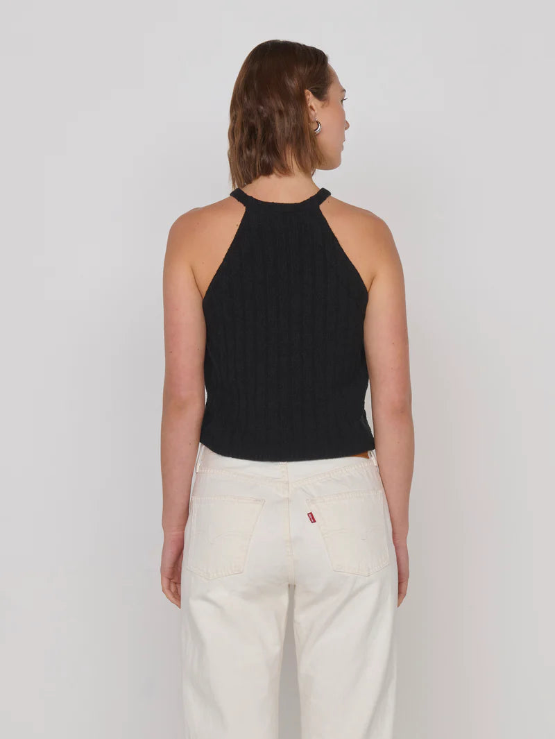 NATION LA Top Auburn Sweater Top, Jet Black Soho-Boutique