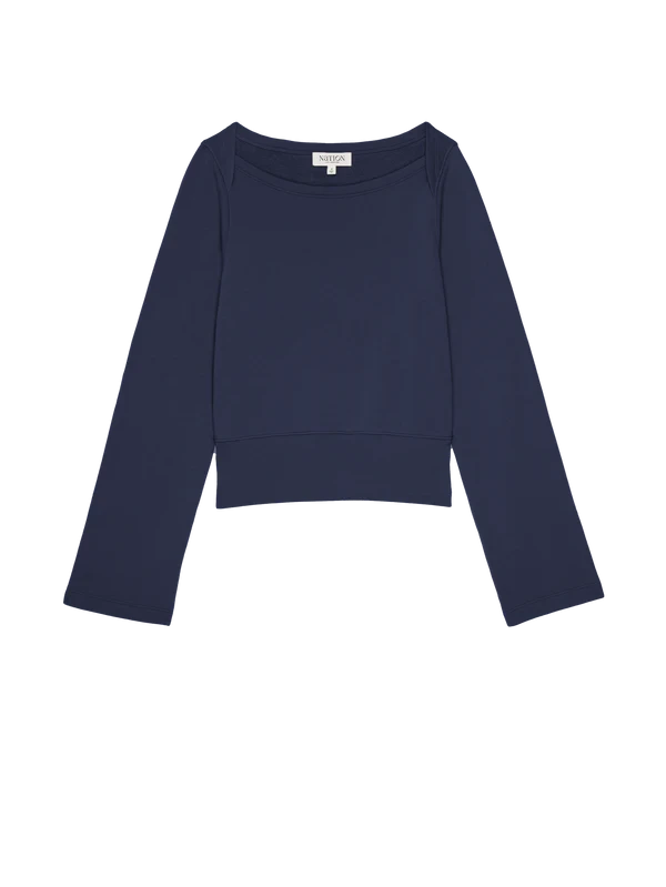 NATION LTD Darlene Sweatshirt, Graphite Soho-Boutique