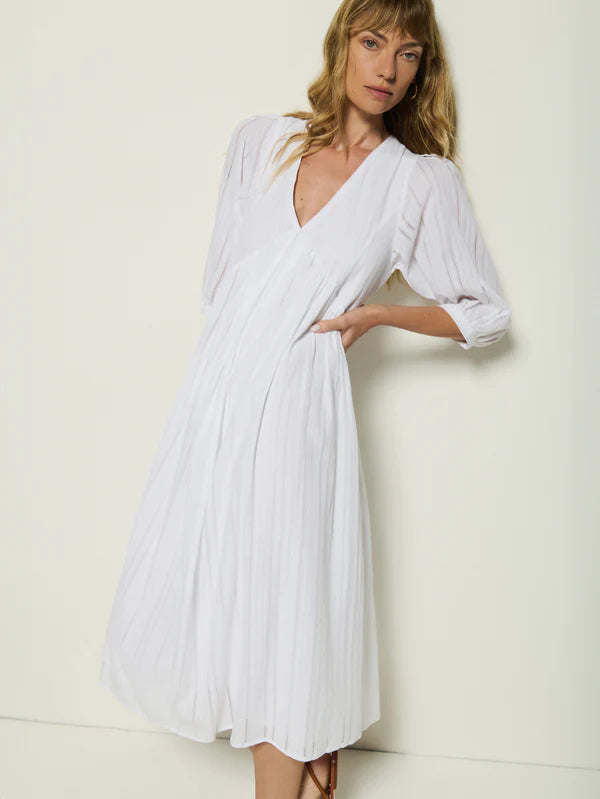 NATION LTD Dress Aya Dress, White Soho-Boutique