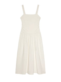 NATION LTD Dress Jennie Midi Dress, Porcelain Soho-Boutique