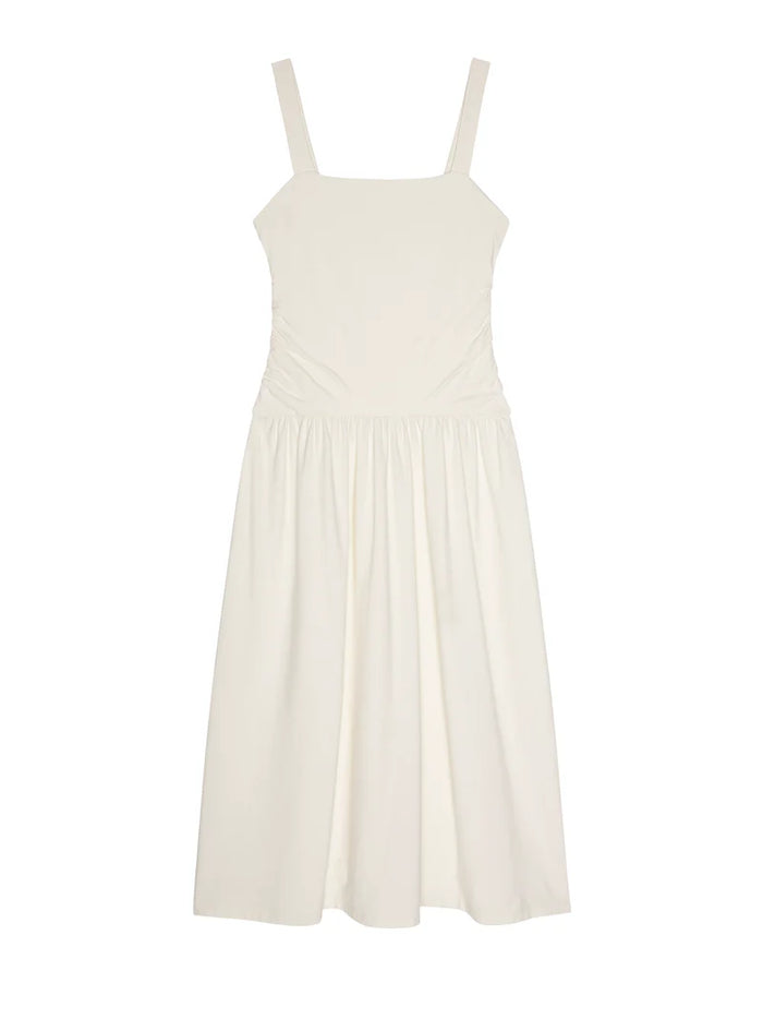 NATION LTD Dress Jennie Midi Dress, Porcelain Soho-Boutique
