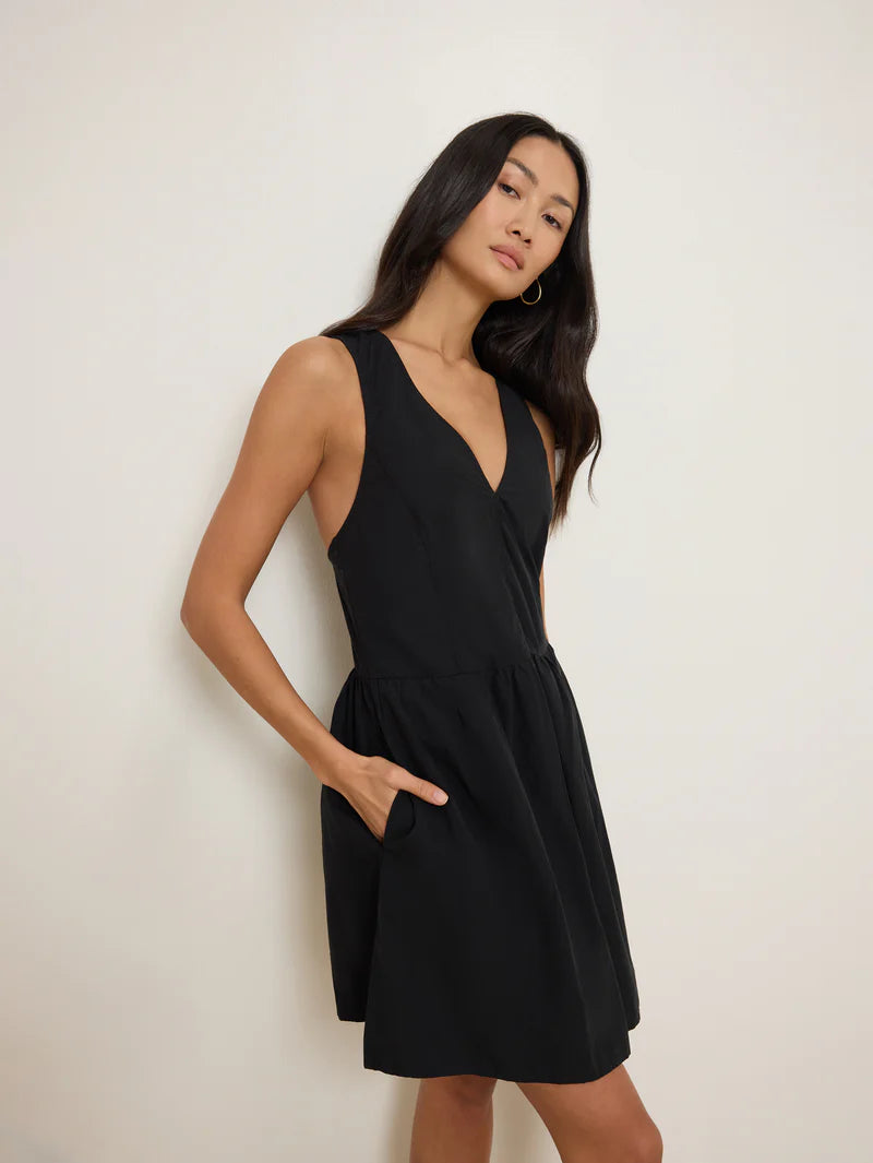 NATION LTD Dress Joanna Mini Dress, Jet Black Soho-Boutique