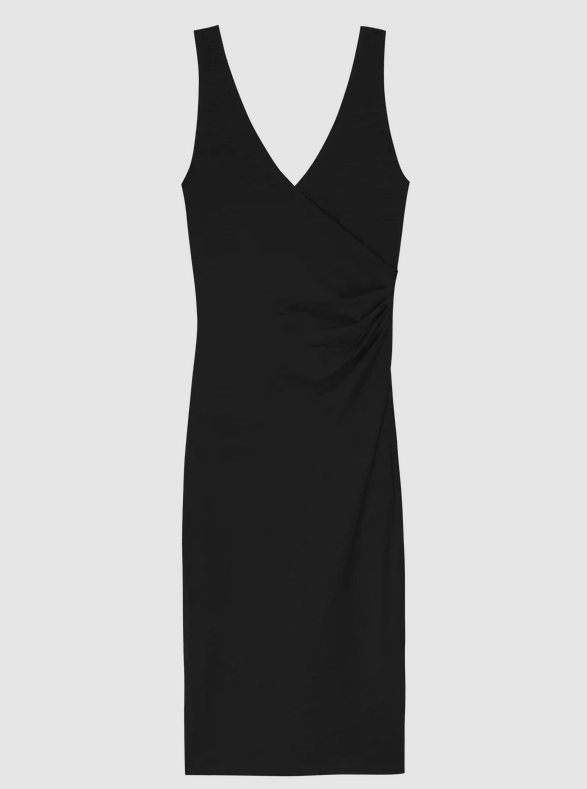 NATION LTD Dress Melrose Dress, Jet Black Soho-Boutique