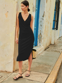 NATION LTD Dress Melrose Dress, Jet Black Soho-Boutique