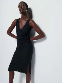 NATION LTD Dress Melrose Dress, Jet Black Soho-Boutique