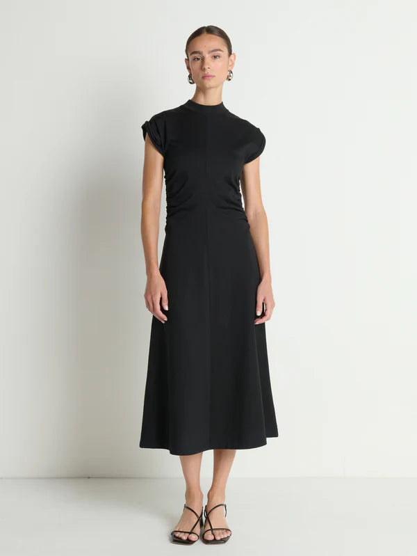 NATION LTD Dress Neva Dress, Jet Black Soho-Boutique