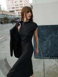 NATION LTD Dress Neva Dress, Jet Black Soho-Boutique