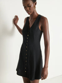NATION LTD Dress Tierra Mini Dress, Jet Black Soho-Boutique