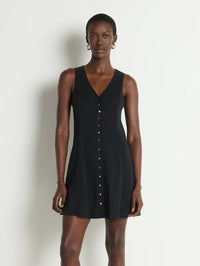 NATION LTD Dress Tierra Mini Dress, Jet Black Soho-Boutique