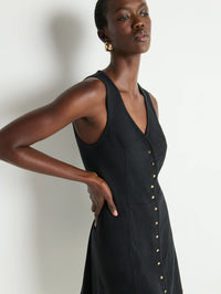 NATION LTD Dress Tierra Mini Dress, Jet Black Soho-Boutique