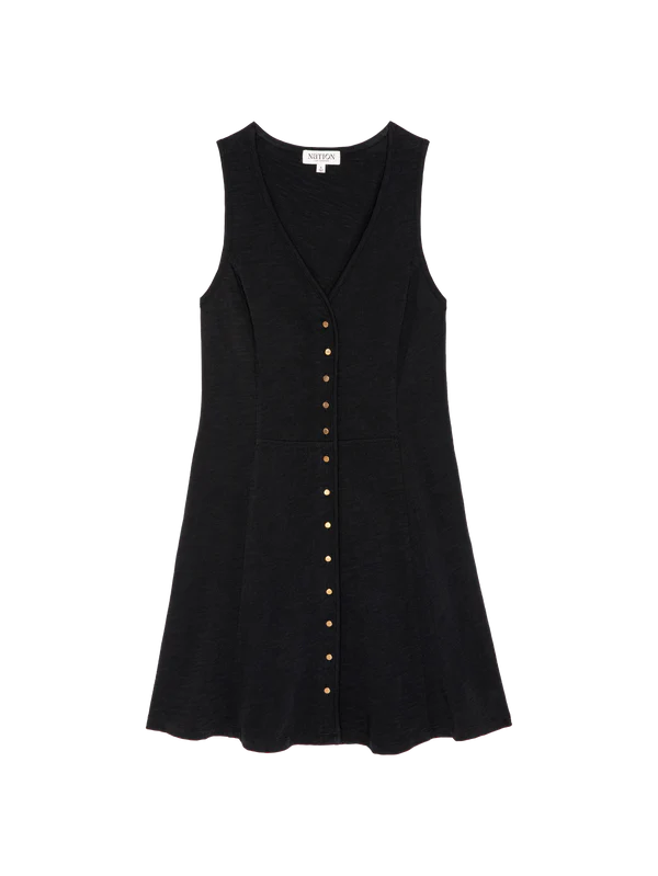 NATION LTD Dress Tierra Mini Dress, Jet Black Soho-Boutique
