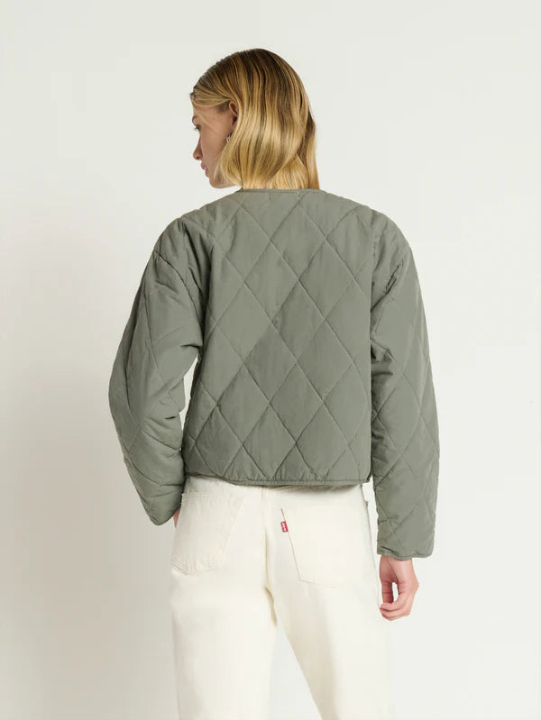 NATION LTD Jacket Aspen Quilted Jacket, Castor Grey Soho-Boutique