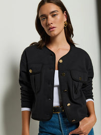 NATION LTD Jacket Jordi Bomber Jacket, Black Soho-Boutique