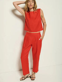 NATION LTD Pant Grayson Pant, Aurora Red Soho-Boutique