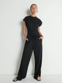 NATION LTD Pant Rosetta Pant, Jet Black Soho-Boutique