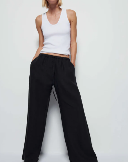 NATION LTD Pants Lucia Pant, Jet Black Soho-Boutique