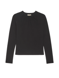 NATION LTD Shirt Alejandra Long Sleeve Tee, Heather Charcoal Soho-Boutique