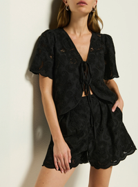NATION LTD Short Archer Short, Jet Black Soho-Boutique