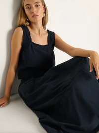 NATION LTD Skirt Karin Tiered Skirt, Night Sky Soho-Boutique