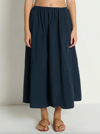 NATION LTD Skirt Karin Tiered Skirt, Night Sky Soho-Boutique