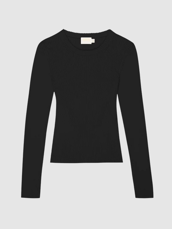 NATION LTD Sweater Iara Sweater, Black Soho-Boutique