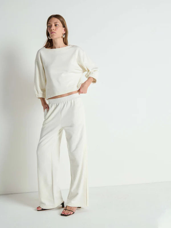 NATION LTD Sweatpants Abigail Sweatpant, Porcelain Soho-Boutique